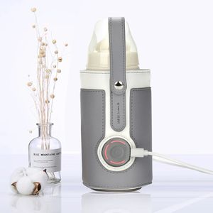 USB Baby Bottle Warmer Portable Travel Milk Warmer Infant Feeding Bottle Heated Cover Insulation Thermostat Outdoor Food Heater 240111