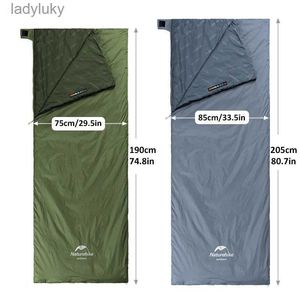Sovsäckar NatureHike Bag LW180 Ultralight Cotton Waterproof Handing Summer Outdoor Camping Bagl240112