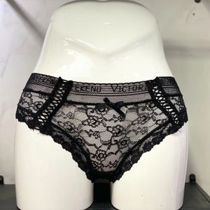 Mens Sissy Panties Sheer Floral Lace Sexy Lingerie Low Rise Crotchless G-string Briefs Gay Men Underwear Sexy Panties Underpants 240110