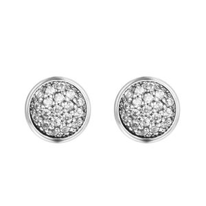 Earrings Dazzling Droplets Stud Earrings 100% 925 Sterling Silver Fashion Jewelry Free Shipping