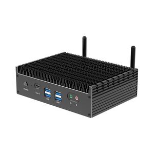 Intel 12ª/13ª geração i3/i5/i7 Min PC Dual-DDR4 2x M.2 NVME SSD Slots Windows 11 4K UHD WiFi6 Thunderbolt 4 Mini pc sem ventilador