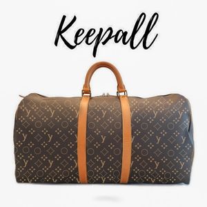 Moda Keepall 45 50 55 Duffle Bag para Mulher Homem Tote Crossbody 10a Designer Bolsa Bolsa Pochette Luxo Tronco Bolsa de Ombro DHgate Travel Leather Clutch Bag Bag