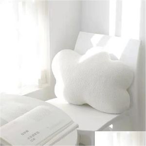 Filmer TV PLUSH Toy P 50cm Super Soft Cloud fylld formad kudde Vita moln Rumstol Soffa Decor Pillow Seat Cushions G Drop Dhjlq