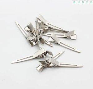 15% 300 peças 45mm clipes de jacaré de pino único sem dentes boutique grampos de cabelo grampos de cabelo para laço de cabelo/acessório DIY BJ