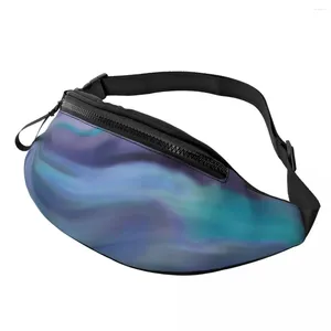 Waist Bags Retro Brush Print Bag Abstract Art Polyester Pattern Pack Teenagers Climbing