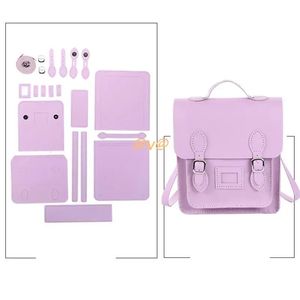 DIY Handmade Backpack HandWoven Shoulder Bag Accessories Parts Supplies Kit Leather Massager Gifts 240110