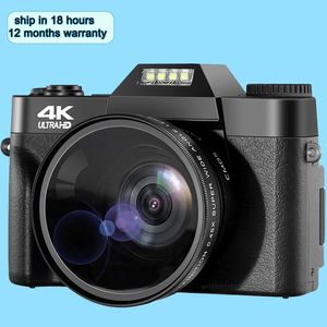 إكسسوارات كاميرا رقمية جديدة 48 ميجا بايت 4K كاميرا Vlogging Camera لـ YouTube 60 إطارًا في الثانية التركيز التلقائي 16x Zoom Camcorder كاميرا تسجيل جديدة