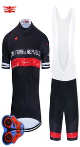 2020 комплект велосипедного трикотажа California Bear для мужчин039S, черная одежда для велоспорта, одежда для велосипеда, одежда для велосипеда, комплект одежды MTB1606551