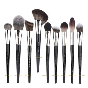 S-Series Powder Foundation Contour Blush Makeup Brush Set Profession Bronzer Sculpting Makeup Tool Eye Makeup Brush Set 8-15 st 240111