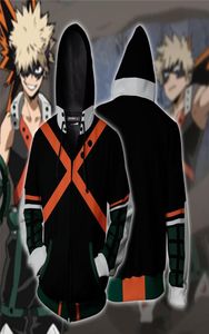 Anime Boku Nej My Hero Academia Cosplay Costumes Hoodies Sweatshirts Bakugou Todoroki So Spring Jacket Coat Hoodie MX2008126501753
