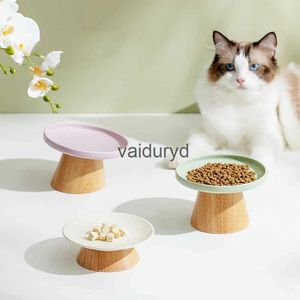 Dog Bowls Feeders Cat Ceramic Bowl Puppy Dogs Food Water Dish Bowls Pet Elevated Canned Snacks Dining Plate Cats Small Dogs Feeding Suppliesvaiduryd