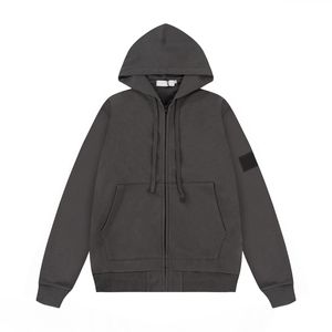 Designers de marca hoodies braçadeira pedra zip cardigan algodão casual clássico moletom ilha hoodies de alta qualidade