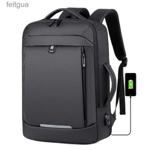 Custodie per laptop Zaino Zaino per laptop USB espandibile da 40 litri Zaino da viaggio Approvato dal volo Borse da trasporto per aerei Resistente all'acqua Durevole 17 pollici YQ240111