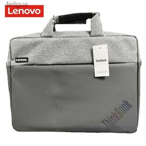 Custodie per laptop Zaino Lenovo Borsa per laptop traspirante e impermeabile da 15,6 pollici per archiviazione in ufficio Caricatore per mouse Borsa per computer resistente agli urti con una spalla YQ240111