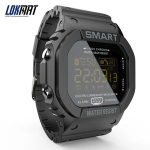 Dispositivi LOKMAT MK22 Smart Watch da uomo Bracciale fitness Tracker Pedometro Impermeabile Promemoria chiamate Orologio SmartWatch digitale per iOS Android