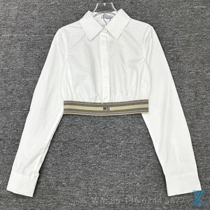 Women's Blouses Spring Ribbon Short Shirt For Women