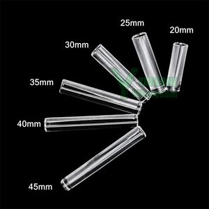 Clear Quartz Sütun Ekleme Terp Terker Banger Aksesuar 20mm 25mm 30mm 35mm 40mm 45mm 6mm OD, büyük ısı tutma ile uygun dab banger çivileri yareone toptan satış