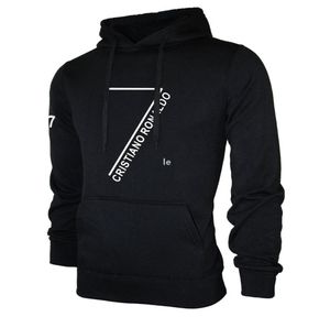 Cristiano Ronaldo Hoodie Erkekler Serin Uzun Kollu Kazak Sweatshirts Cr7 Baskı Sweatshirts Hip Hop Streatwear Gevşek Spor Takım Track5273948