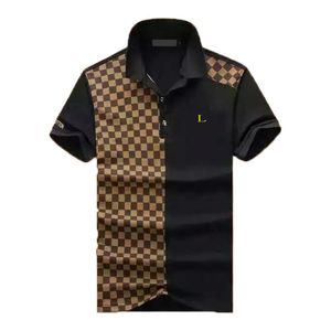 męska koszula polo designer koszule dla mężczyzny moda focus haft haft wąż podwiązka małe pszczoły wzór ubrania ubrania tee czarno -białe ff męskie koszulka
