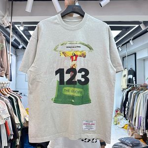 Tshirts 24SS Summer Print Casual Round Neck Short Sleeve T-shirt