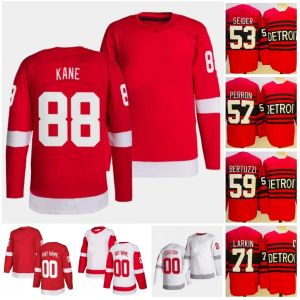 Patrick Kane 53 Moritz Seider Jersey 59 Tyler Bertuzzi 71 Dylan Larkin 23 Lucas Raymond 57 David Perron 93 Alex DeBrincat 19 Steve Yzerman 13 Pavel Datsyuk Gordie Howe