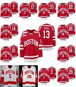 Gla Trevor Zegras Boston University Hockey Jersey Jack Eichel McAvoy Charlie Coyle Clayton Keller Diffley Thomas Chabot Brady Tkac5475408