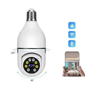 Ip Cameras Ycc365 Plus Security Wifi Camera Rotate Tracking Panoramic Light Bb Wireless Surveillance Color Night Vision Remote View Dhyim