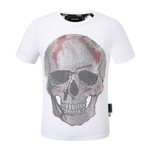 PLEIN BEAR T SHIRT Mens Designer Magliette Abbigliamento di marca Strass PP Teschi Uomo T-SHIRT GIROCOLLO SS SKULL Maglietta Hip Hop Top Tees 16816