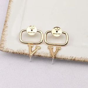 23ss 20style Mixed Brand Designer Letters Stud Hoop 18K Gold Plated 925 Silver Women Crystal Pearl Earring Jewerlry6