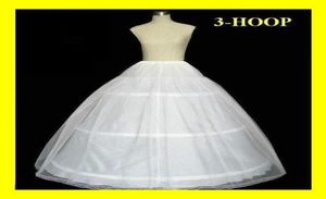 Lager petticoat 3 hoops för brudboll klänningar aline bröllopsklänningar petticoats brudtillbehör7029060