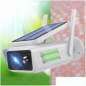 IP -kameror ICSEE HD Wireless Solar WiFi Camera Outdoor Security Surveillance CCTV Smart Home Battery IP66 PIR Motion Detection Cam D DHMD2