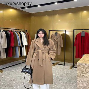 Maxmaras Womens Cashmere Coats Wrap Coat Camel Hair Wool Purchase Madame 101801 Classic with Double Sided Button Up