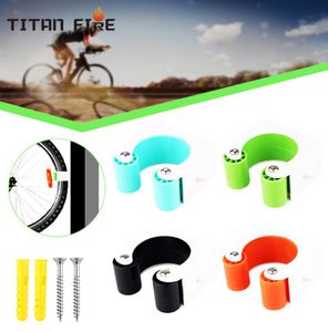 Portable MTB Bike Parking Buckle Wall Mounted Hook Bicycle Display Rack Cycling Stand Car Truck Racks7773273