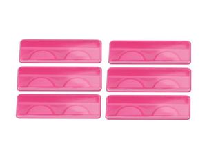 2550Pcs Pink Eyelashes Case Portable Reusable Empty Fake Lashes Storage Box Plastic Transparent Packaging Box5132913