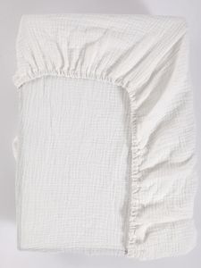 Atmungsaktive Boho-Neutral-Spannbettmatratze aus 100 % Baumwolle für Babybetten im Großhandel für Standard-Kinderbettmatratzen 240111