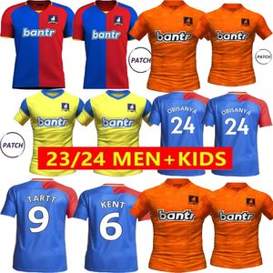 2023 2024 AFC Richmonds Soccer Jerseys fans 23 24 Ted Lassos Säsong Hem Bort Tredje träning Mannen och barn Fotbollskjortor Orange Blue Red Yellow Kent Tartt Rojas