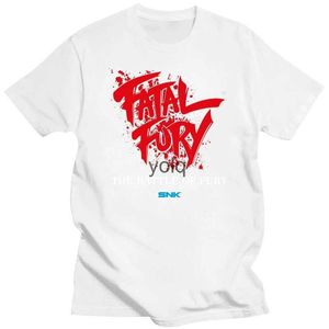 Herrt-shirts dödliga raseri snk neo geo vektor korta ärmar grundläggande bomull t-shirtyolq