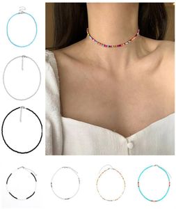 Nyaste mode mässling pärlor bohemiska halsband uttalande choker krage halsband collier kvinnlig maxi halsband kvinnor billiga smycken g2593253