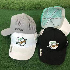 Prodotti Cappello da golf Cappello con vestibilità regolabile sul retro in rete con indicatori di palla con clip per cappello
