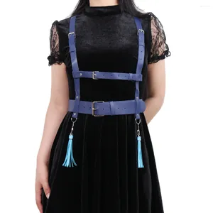 Belts 2024 Fashion Women Blue Pu Leather Belt And Strap Are For Girls Clothing Accessories Prom Party Decoration