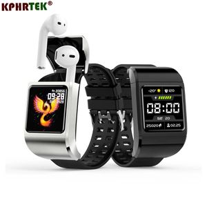 Watches Smart Watch G36 Pro Sport Bluetooth TWS Earphone Heart Rate Monitor Headset Long Time Standby Wireless Earbud Wristband