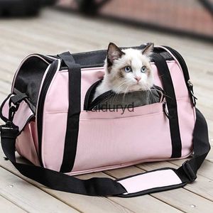 Caixas transportadoras para gatos, casas para animais de estimação, bolsa de viagem respirável, leve, alça ajustável, cachorro, y5gbvaiduryd