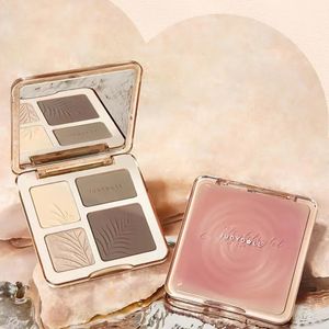 Judydoll 3D Cute Highlighter Contour Blush Palette Natural Color Rendering Long-Lasting Waterproof Nude Makeup Coreano Cosméticos 240111