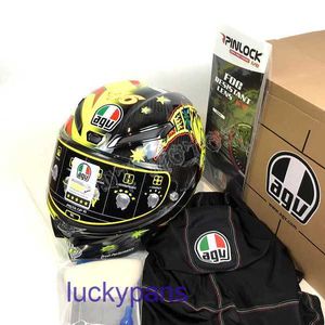 DDTAGV PISTA GPR46 ROSSI 20th Anniversary Limited Edition Day and Month Mememorative Carbon Fiber Motorcycle Racing Helmets 0FH5 KZO2