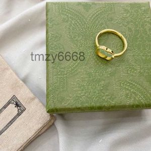 Band Rings Designer Heart Letter Love Ring For Women Men Luxury Jewelry Engagement Present Ringe Silver Gold Wedding 2308221Z 5I72