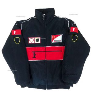 AF1 Racing Suit kurtka z długim rękawem retro motocykl motocyklowy motocykl zespół Zima bawełniana odzież haftowa ciepła kurtka 730