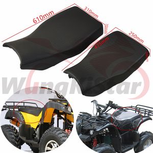 475MM*280MM*50MM 610MM*360MM*70MM ATV Quad Seat Saddle Flat Foam Seat Passenger Cushion Pad For 110-125cc Motorcycle 4-Wheel Small Bull Buggy Motor Dirt Pit Bike Go Kart