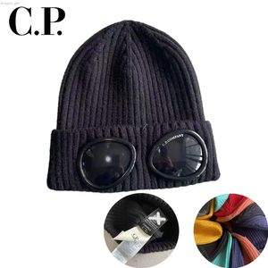 Cappello Cp Comapny Bonnet Sito ufficiale Cp Cappello lavorato a maglia di alta qualità 1:1 Cappello Stones Island Cappello in lana merino extra fine Berretto con maschera Compagnie Cp 4459