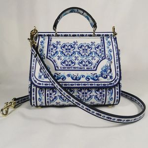 Borsa moda da sera borsa a fiori borsa a tracolla di lusso diagonale banchetto festa signora elegante primavera blu 240111