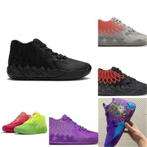 Lamelo Sports Shoes MB.01 och Morty Basketball Shoes till salu Lamelos Ball Women Iridescent Dreams Buzz City Rock Ridge Red Galaxy inte härifrån barn